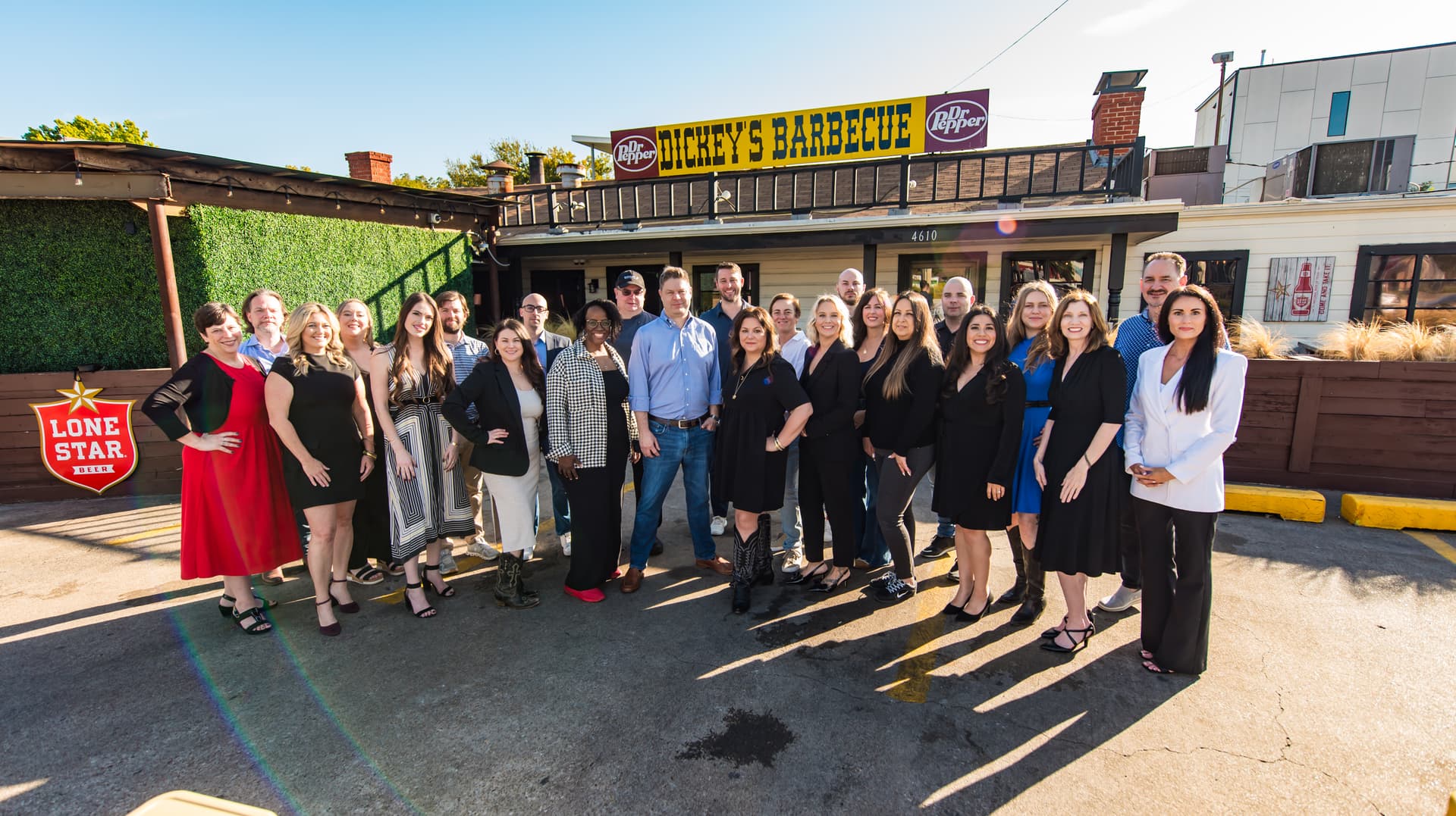 Dickey's Barbecue Pit team members at work