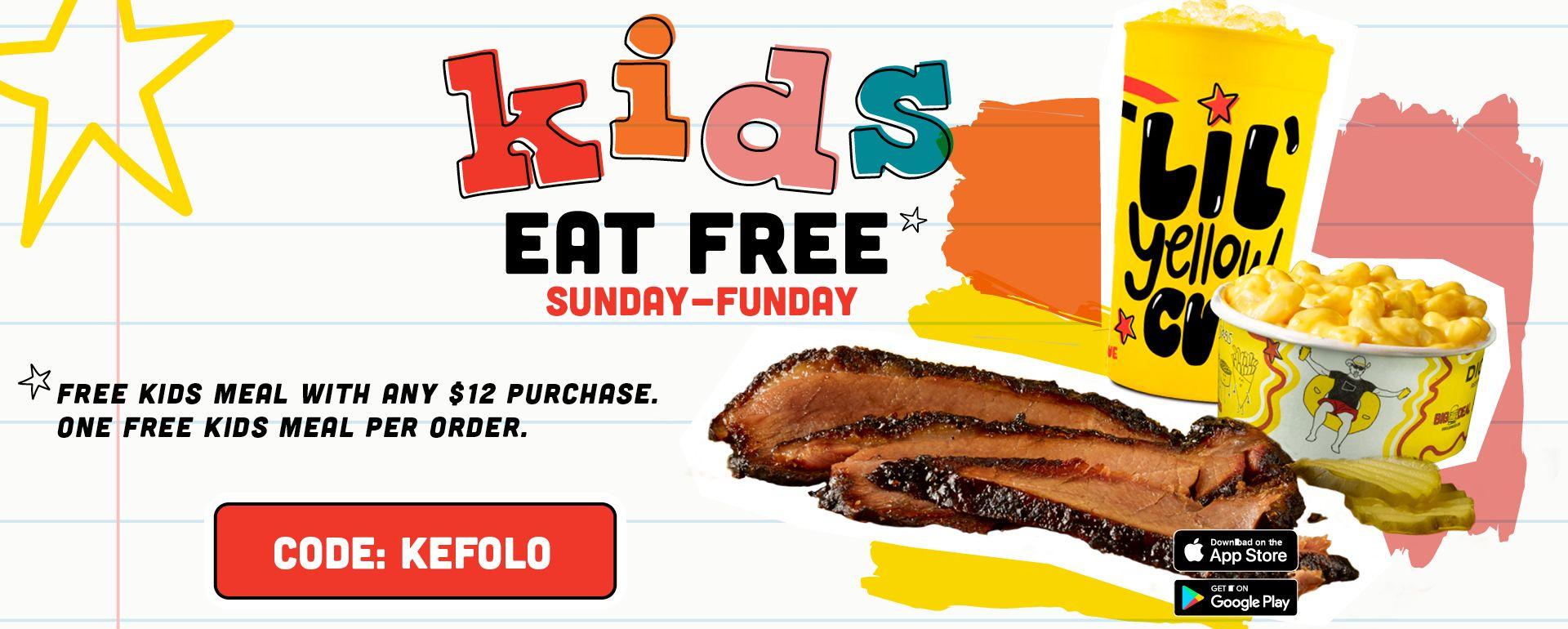 Kids Eat Free!